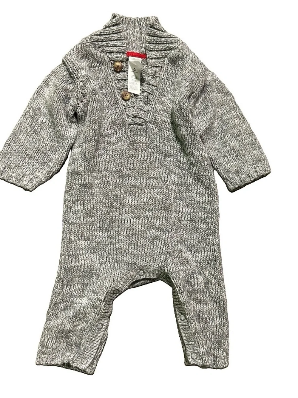 Baby Boy Coveralls Gap Fleece Sweater Size 3-6 Months